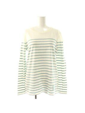 Max Mara White Tag Long T-Shirt Border Long Sleeve Logo SY